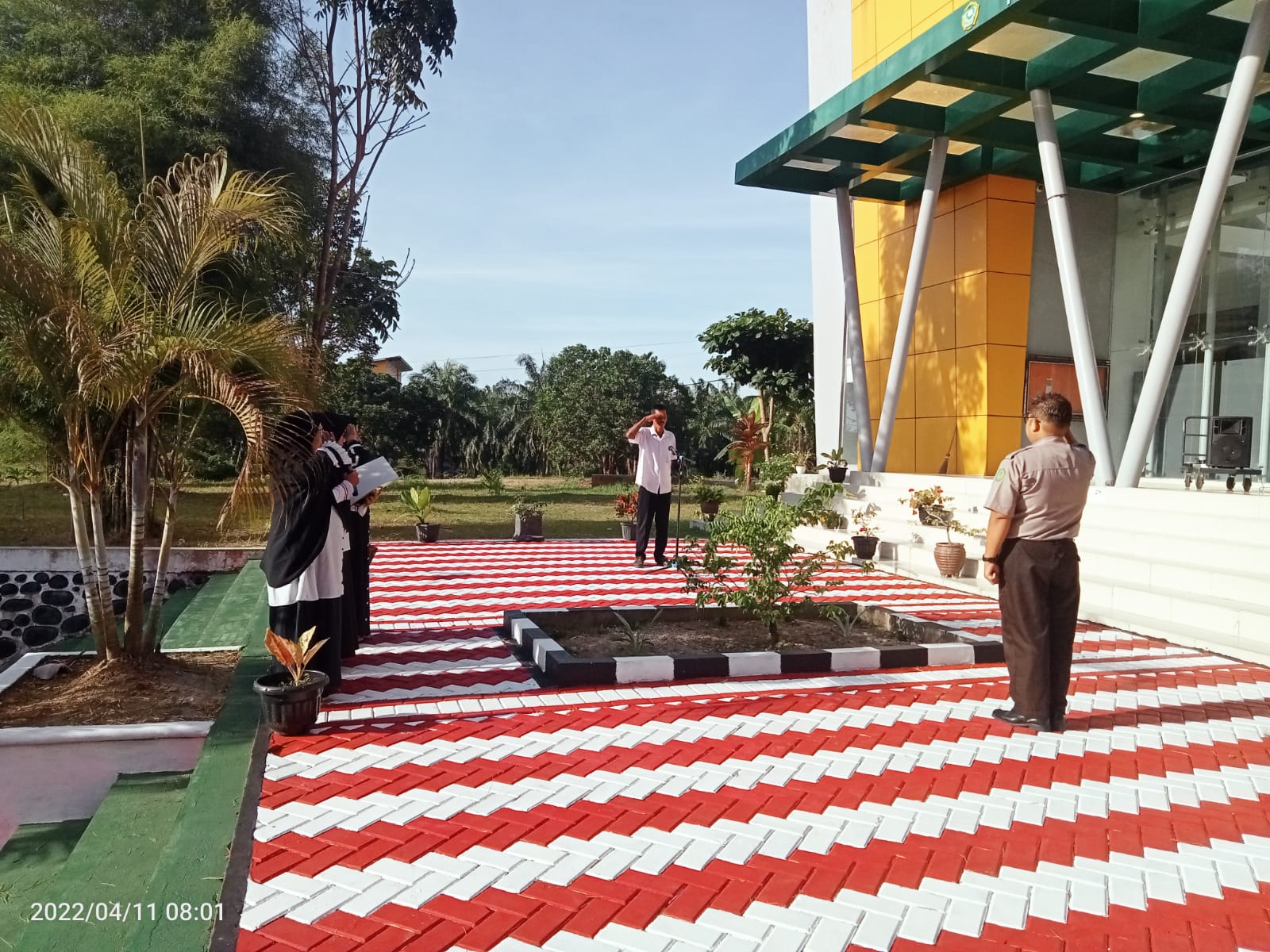 Ramadhan Mubarak, Upacara Senin Pagi Berlangsung Khidmat