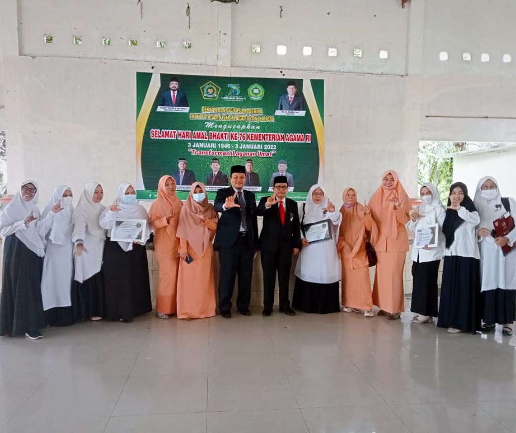 HAB Kementerian Agama Republik Indonesia Ke-76 UPT Perpustakaan IAIN Langsa Raih Prestasi