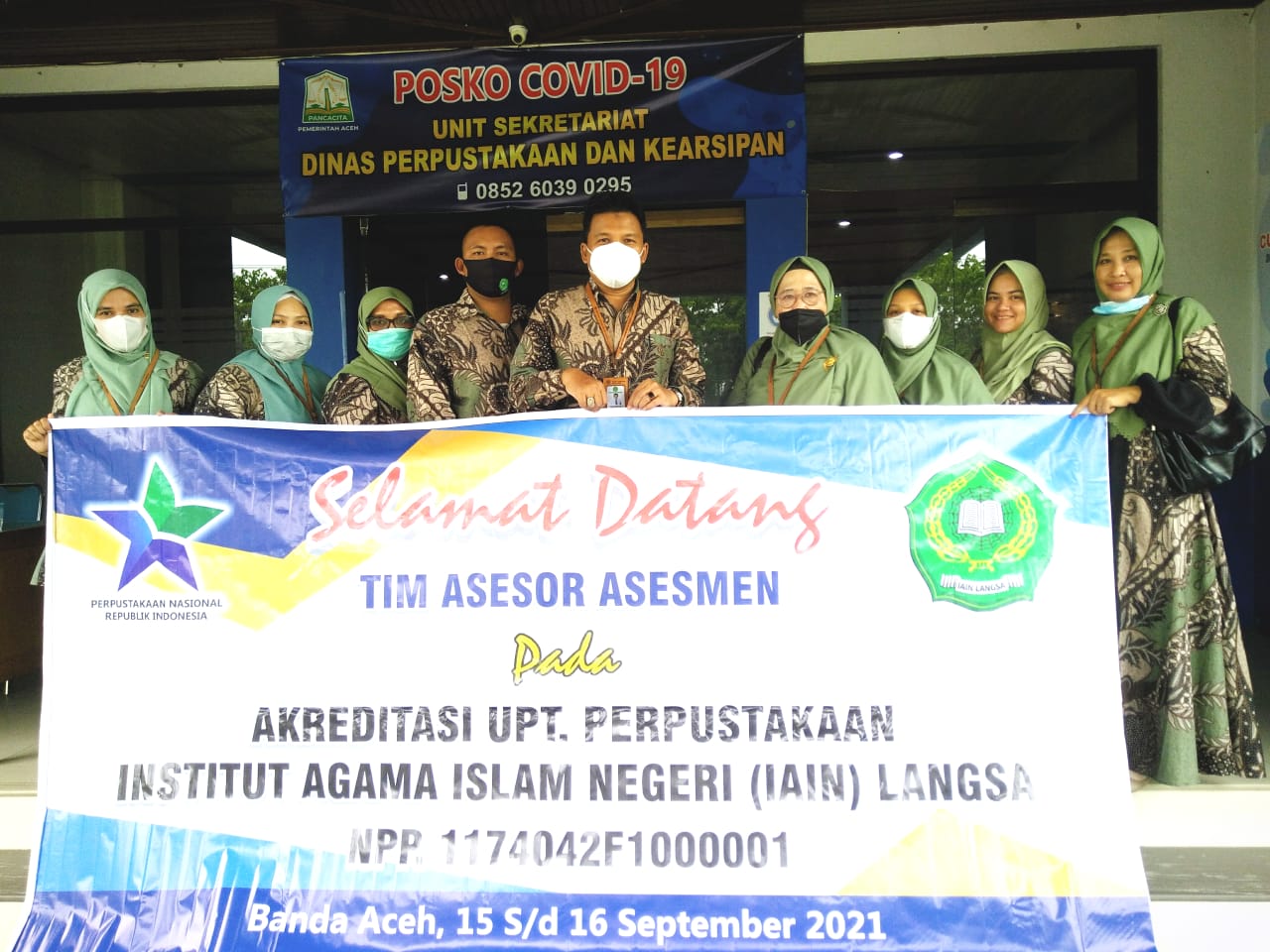 Tim Akreditasi Perpustakaan IAIN Langsa Berangkat ke Banda Aceh