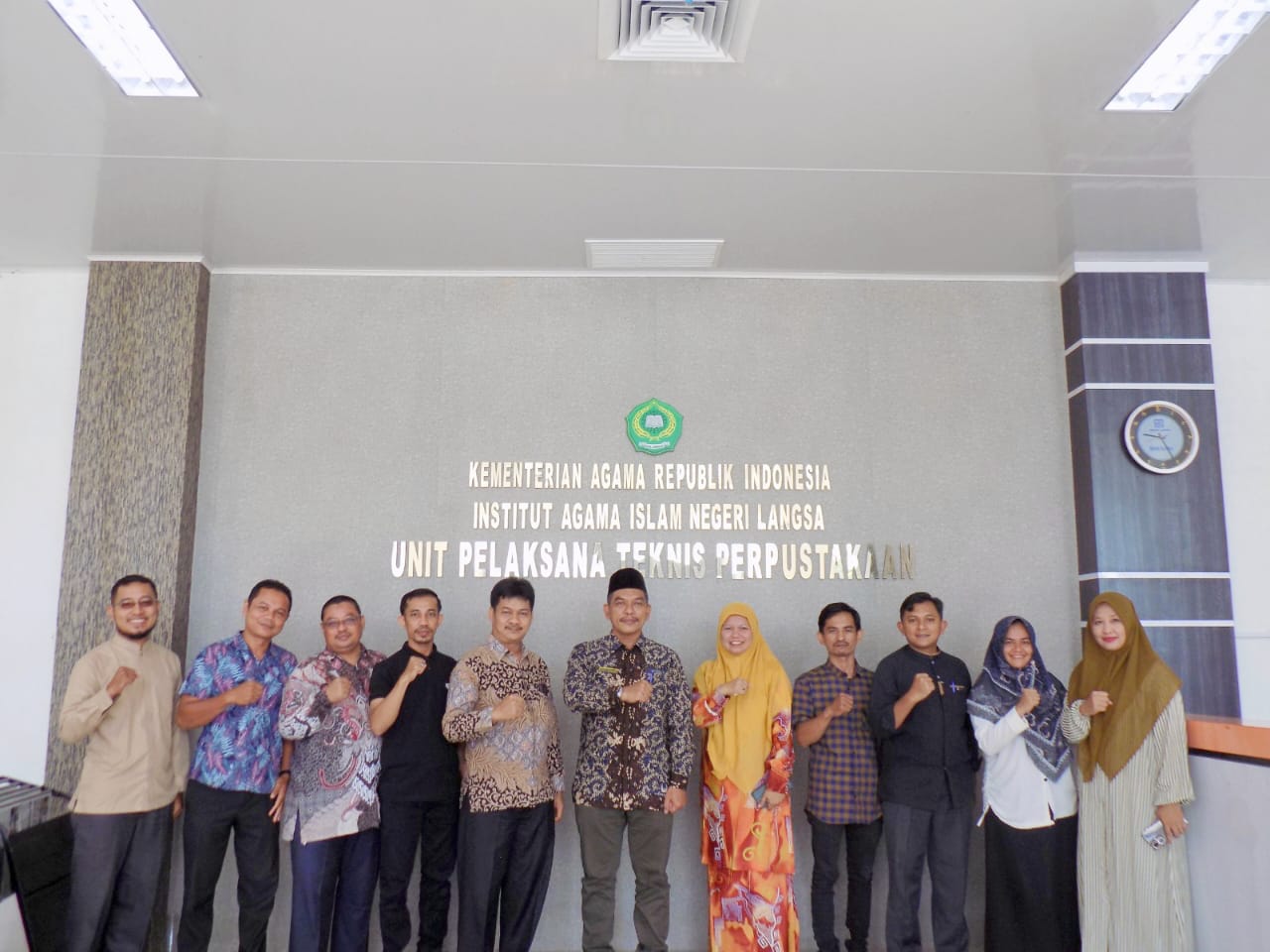“Coffe Morning” PERPUSTAKAAN IAIN LANGSA DENGAN REKTOR DALAM RANGKA EVALUASI PERSIAPAN RE-AKREDITASI.