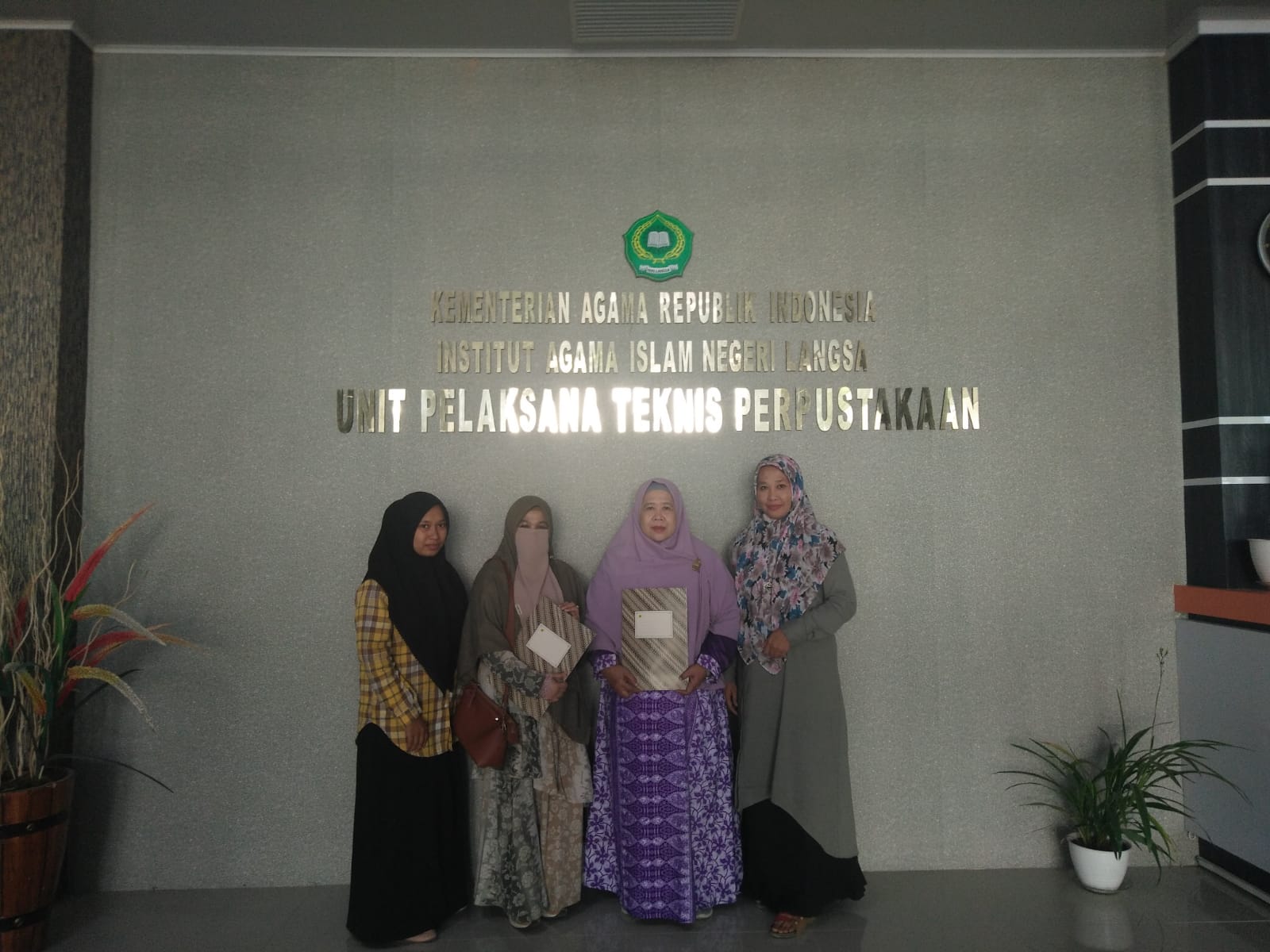 MoU Antara UPT. Perpustakaan IAIN Langsa dan SMK Perbankan Graha Media Langsa