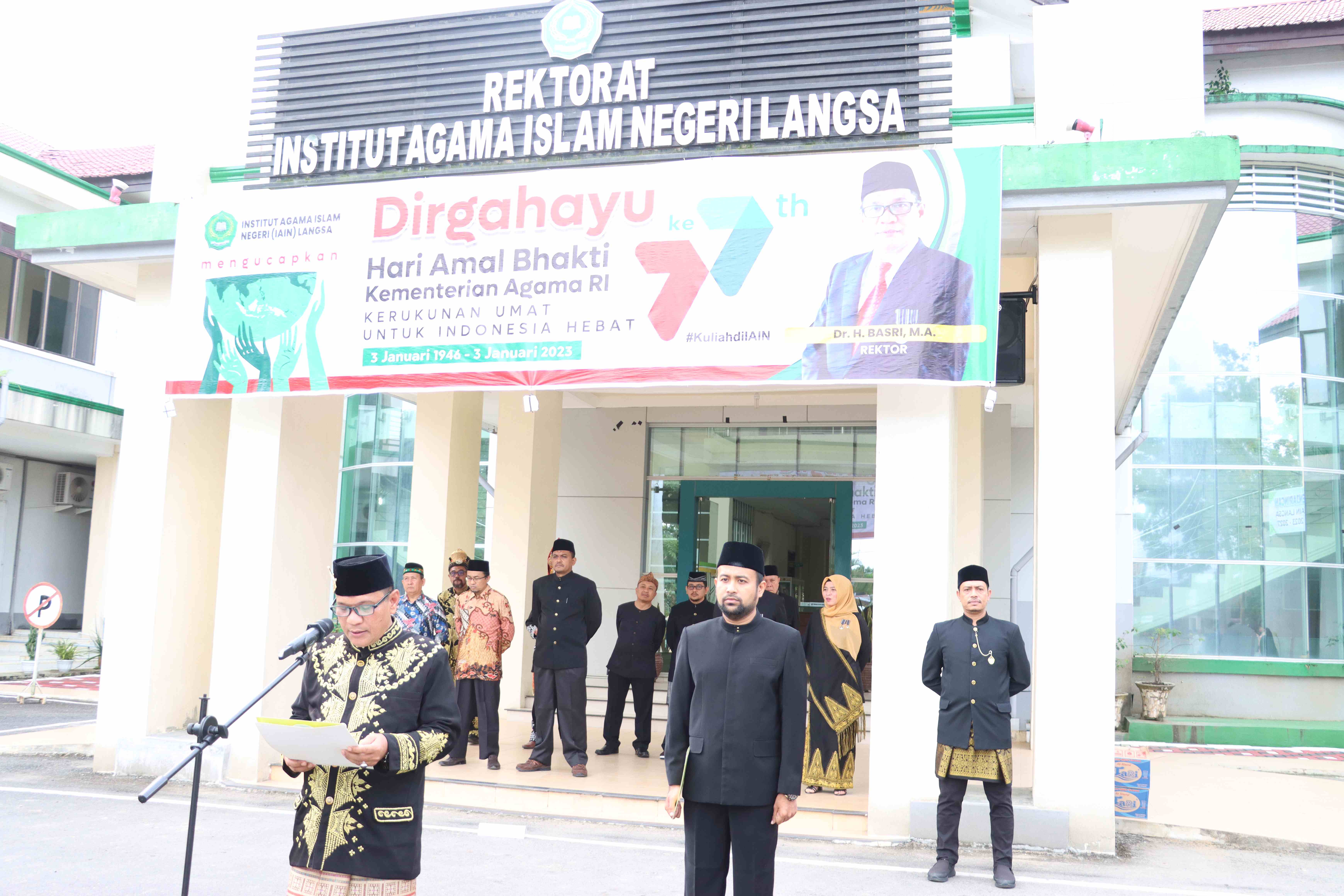 Peringatan Hari Amal Bakti di Kampus IAIN Langsa