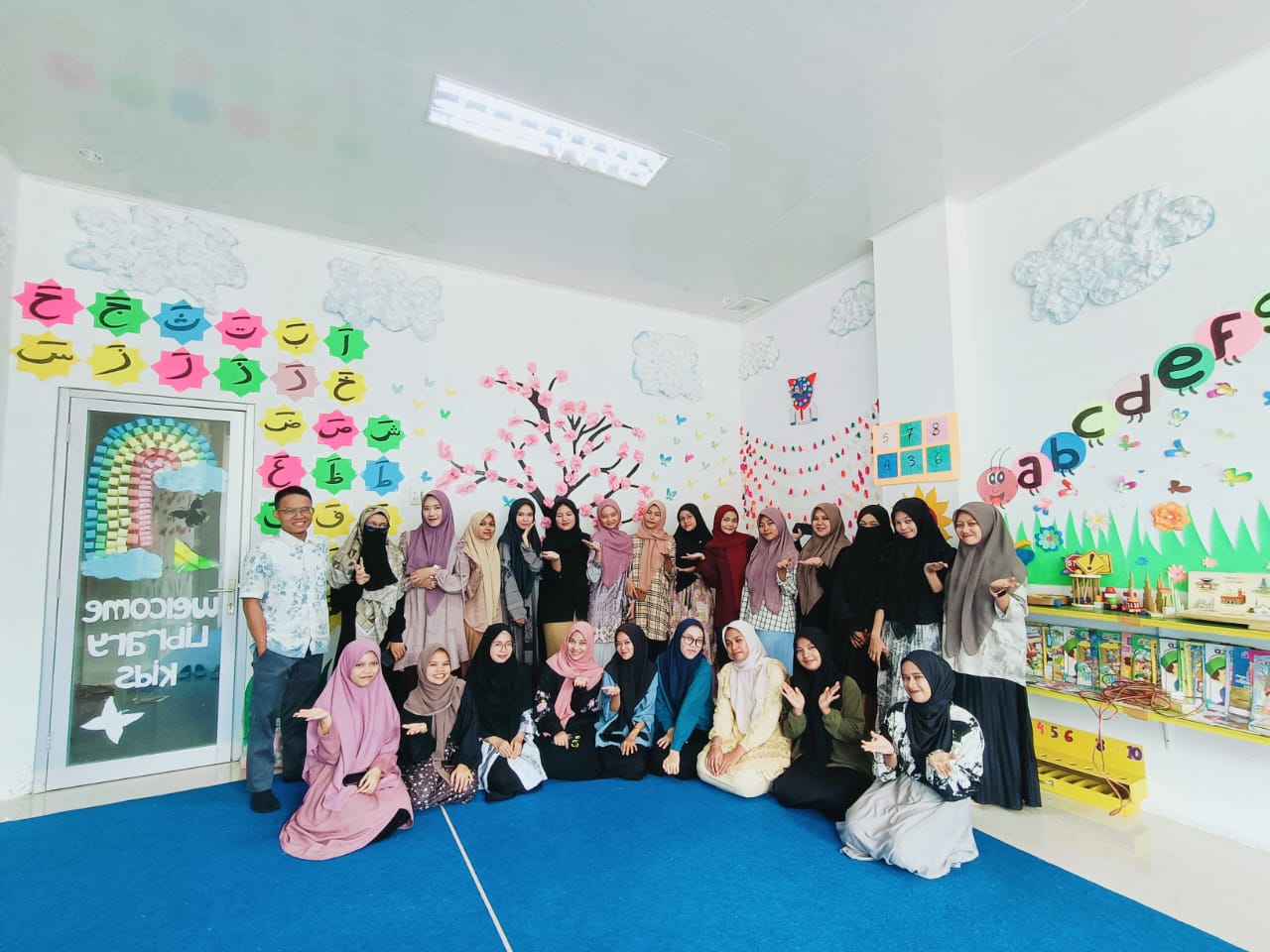 Prodi PIAUD IAIN Langsa Mendekor Ulang Ruang Library Kids Perpustakaan IAIN Langsa